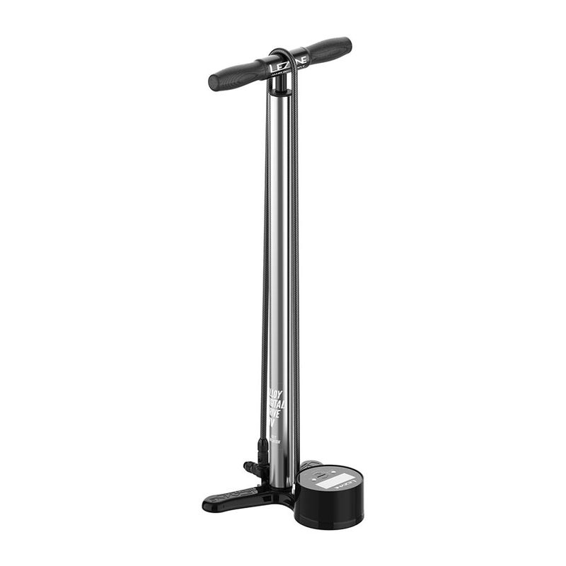 Lezyne, Alloy Digital Floor Drive HV, Floor Pump, ABS-1 Pro, Gloss Silver