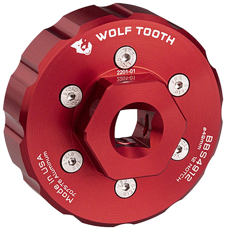 Outil pour boitier de pedalier Wolf Tooth - BBS4912, 49mm/12 coches