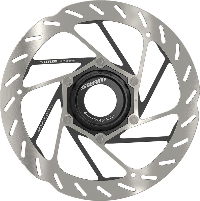 Rotor Sram HS2 arrondi - Centerlock - 200mm