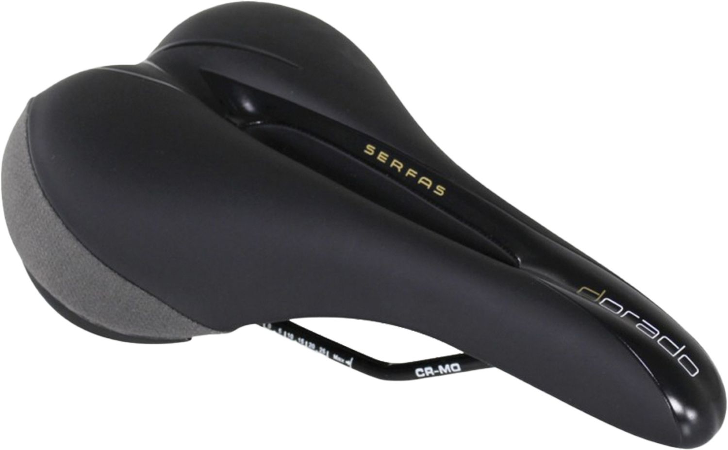 Selle Serfas Dorado homme / Rails Chromoly - Noir