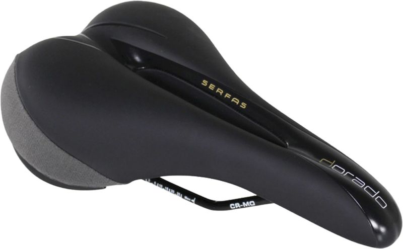 Selle Serfas Dorado homme / Rails Chromoly - Noir