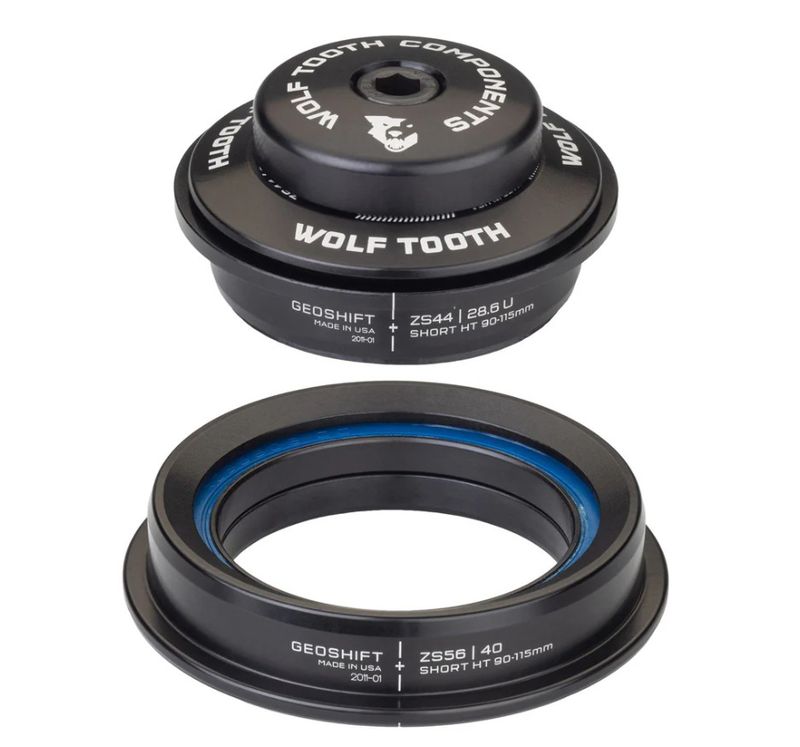 Jeu de direction Wolf Tooth Geoshift ZS44/ZS56 - 1 Degré - Court