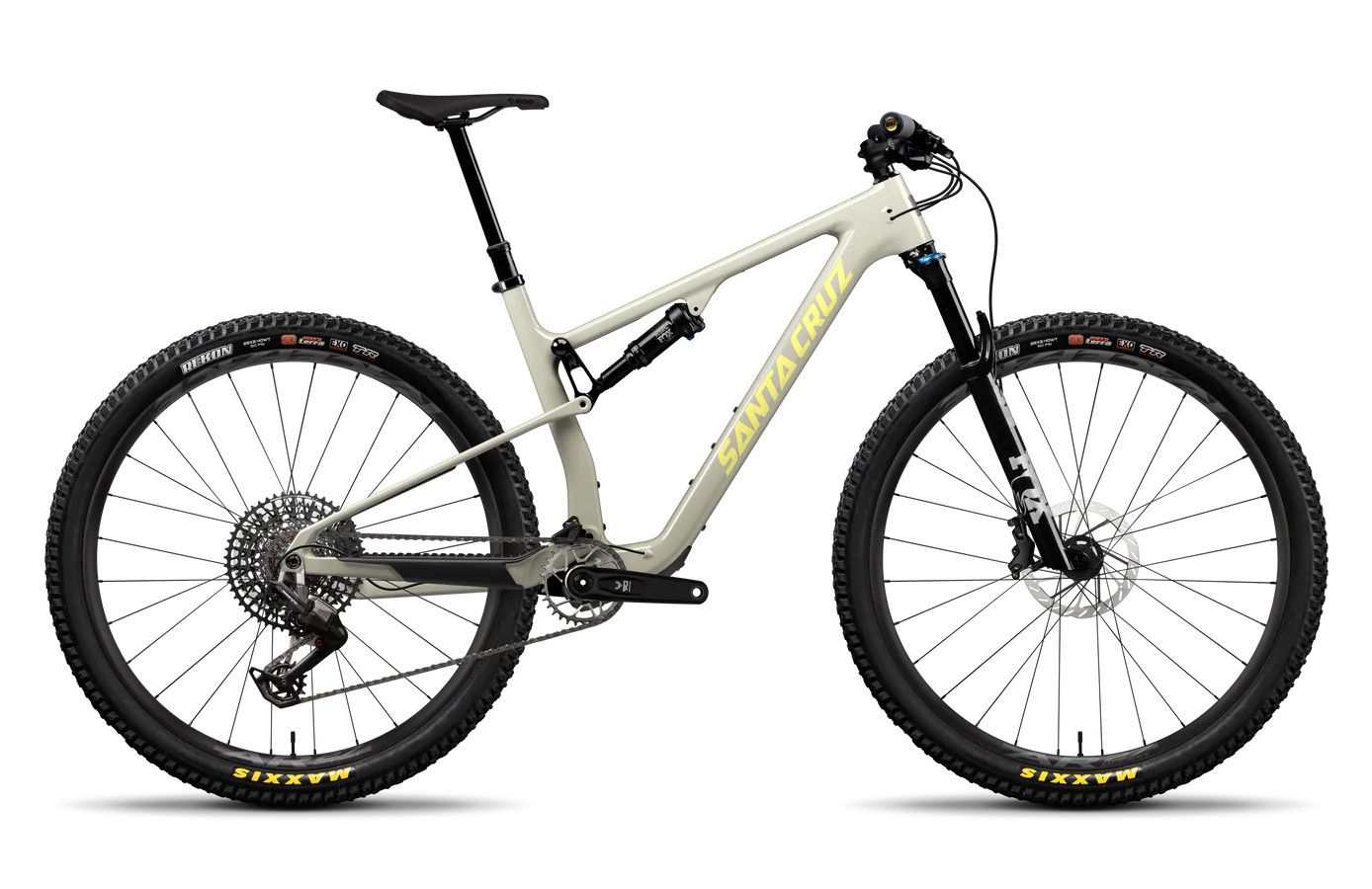2025 Santa Cruz Blur 4 C TR - SRAM 90 - Medium - Blanc ( Fog )