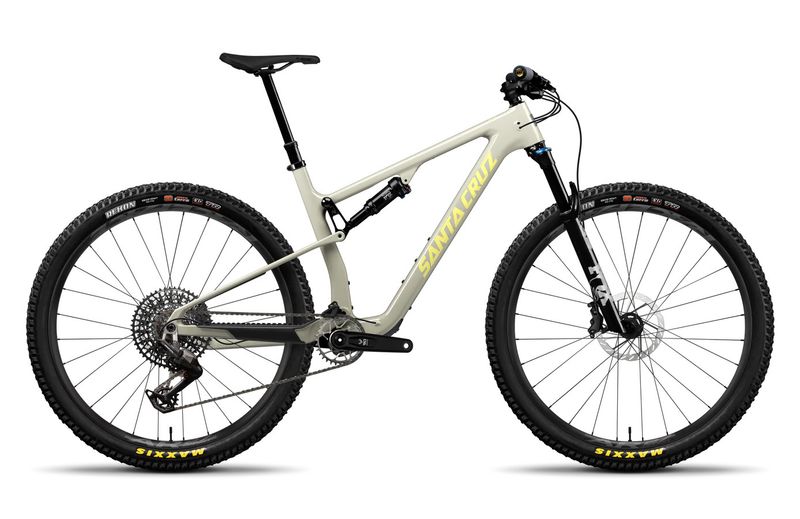 2025 Santa Cruz Blur 4 C TR - SRAM 90 - Medium - Blanc ( Fog )