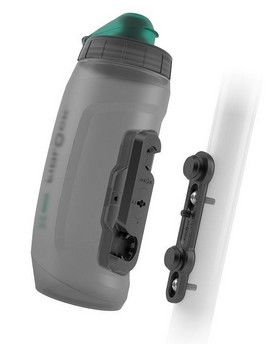 Bidon Fidlock antibacterien 590ml - Transparent/Noir