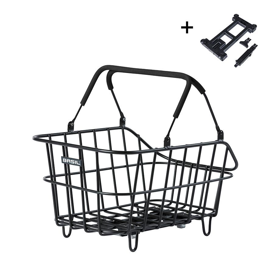 Panier arr. Basil, Cento - Noir Panier arr. Basil, Cento - Noir
