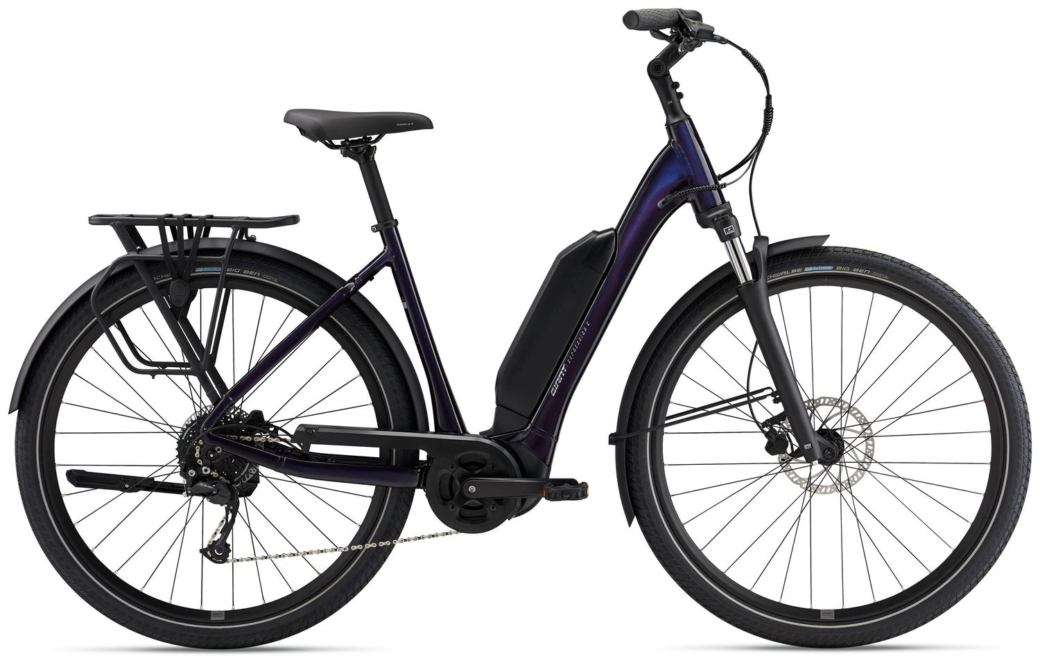 2025 Giant Expression E+ 32km/h/20MPH - Small - Mauve fonce (Black Currant)