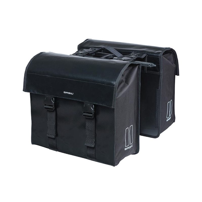 Sacoche Basil, Urban Double MIK, 48-53L - Noir (paire)