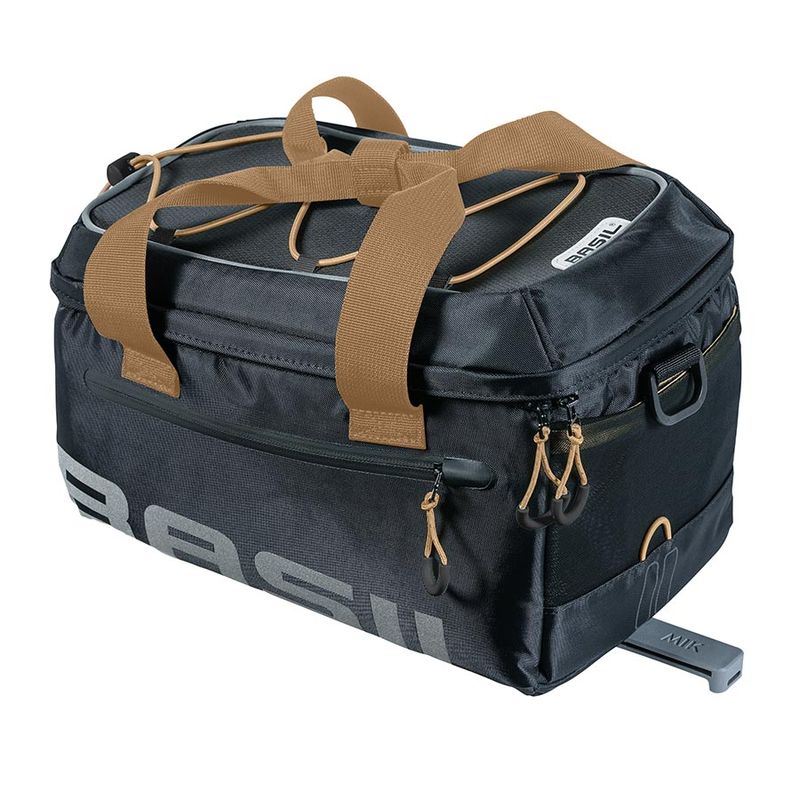 Sac de porte-bagages Basil, Miles MIK, 7L - Noir/ardoise