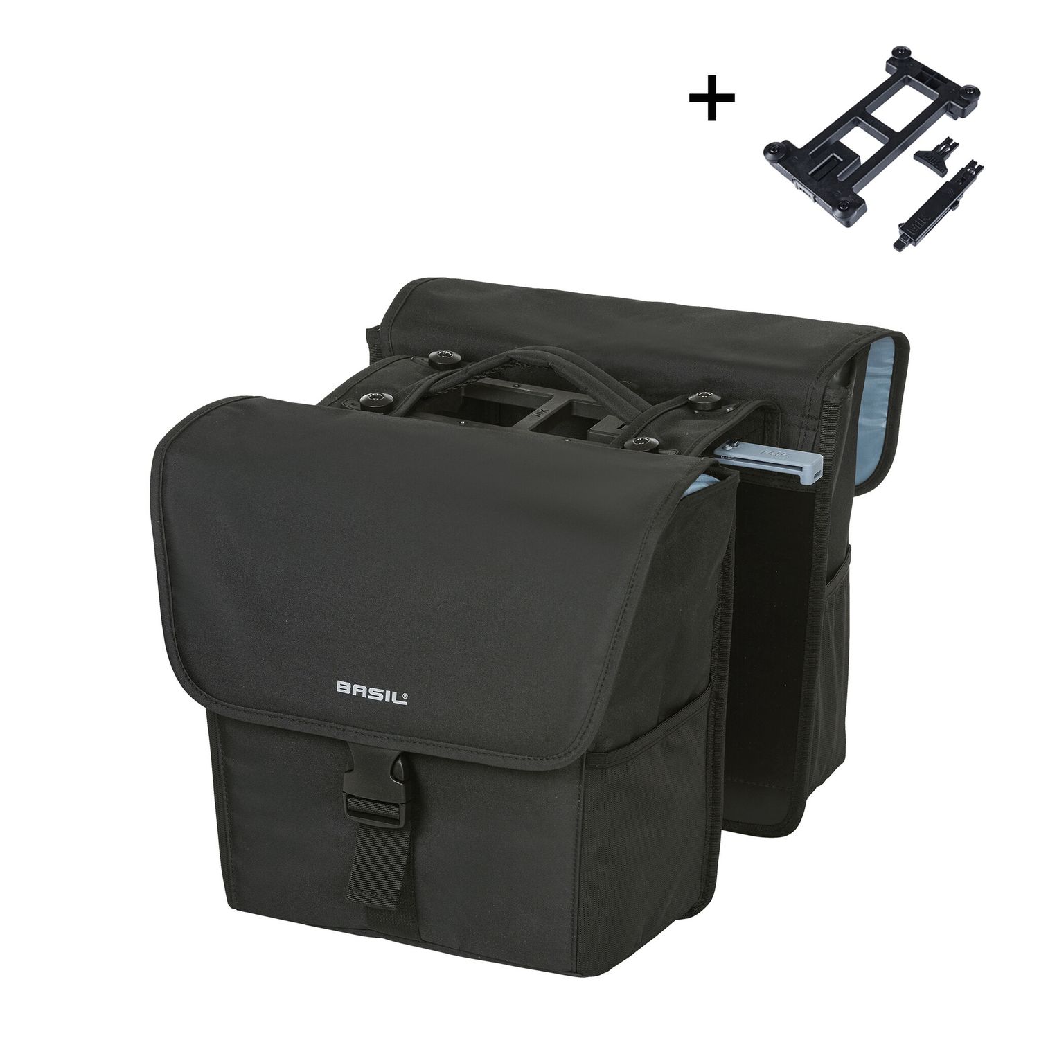 Sacoche Basil, Go Double MIK, 32L - Noir ( paire)