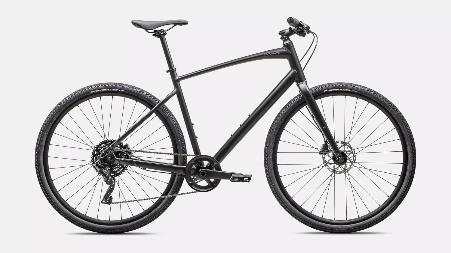 2025 Specialized Sirrus X 3.0 -, Taille: Large -, Couleur: Noir ( Satin Obsidian )