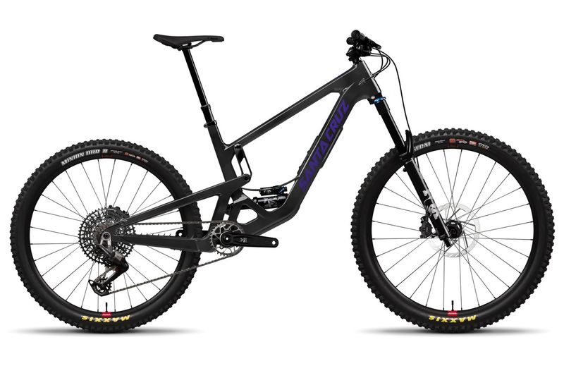 2026 Santa Cruz Bronson 5 C MX, 90-Kit - Medium - Noir (Gloss Carbon)