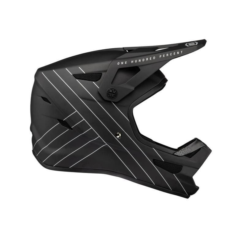 Casque integrale 100% Status DH BMX - taille jeune small - Noir