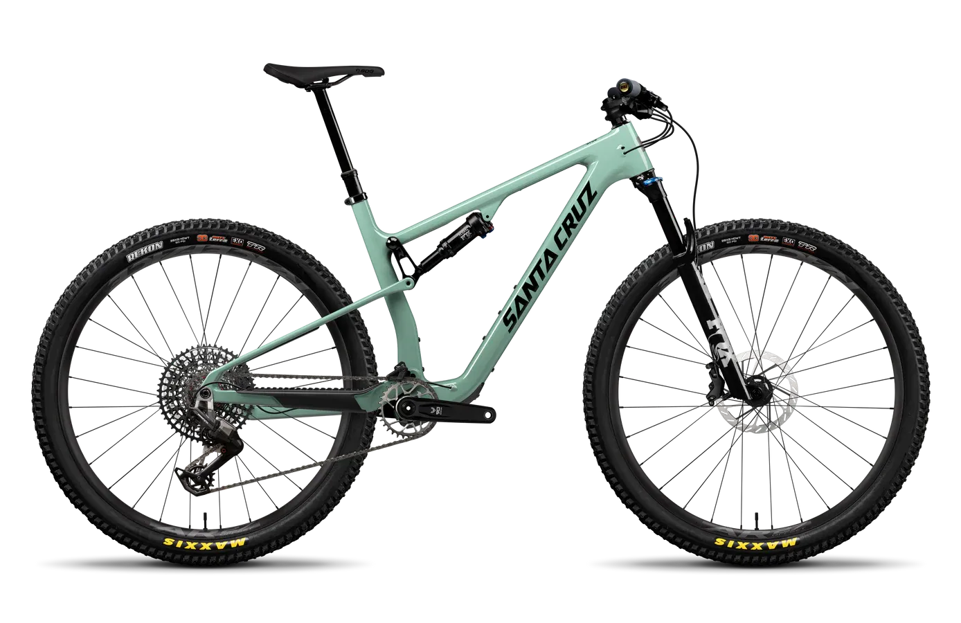 2025 Santa Cruz Blur 4 C TR - SRAM 90 - Large - Turquoise ( Teal )