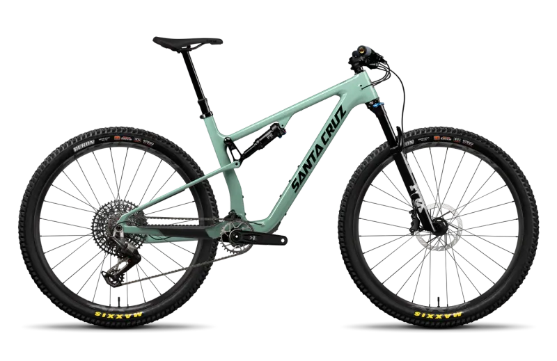 2025 Santa Cruz Blur 4 C TR - SRAM 90 - Large - Turquoise ( Teal )