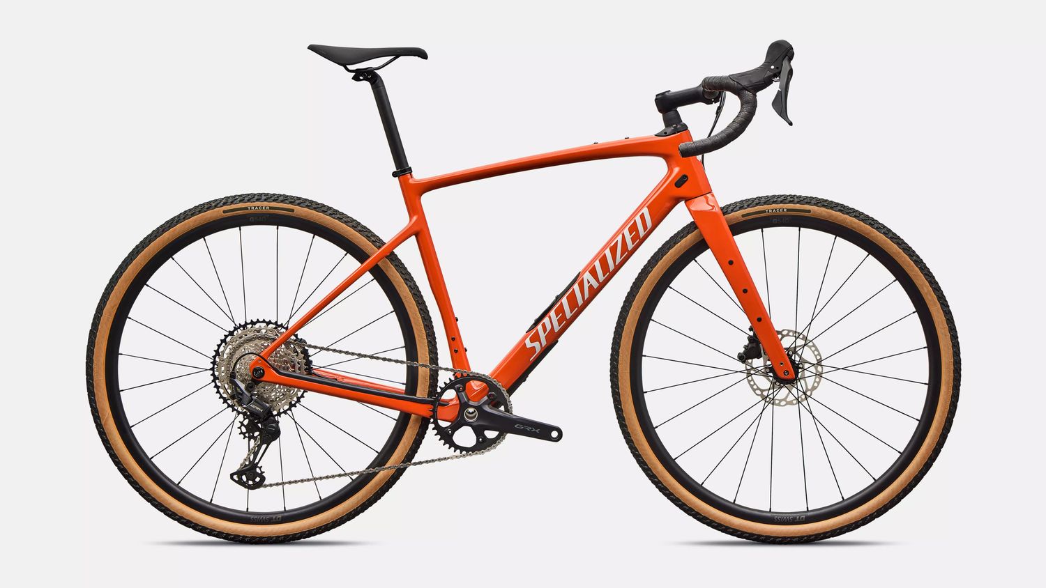 2026 Specialized Diverge 4 Sport Carbon -, Taille: 52cm -, Couleur: Orange (Deep Orange/dune White)