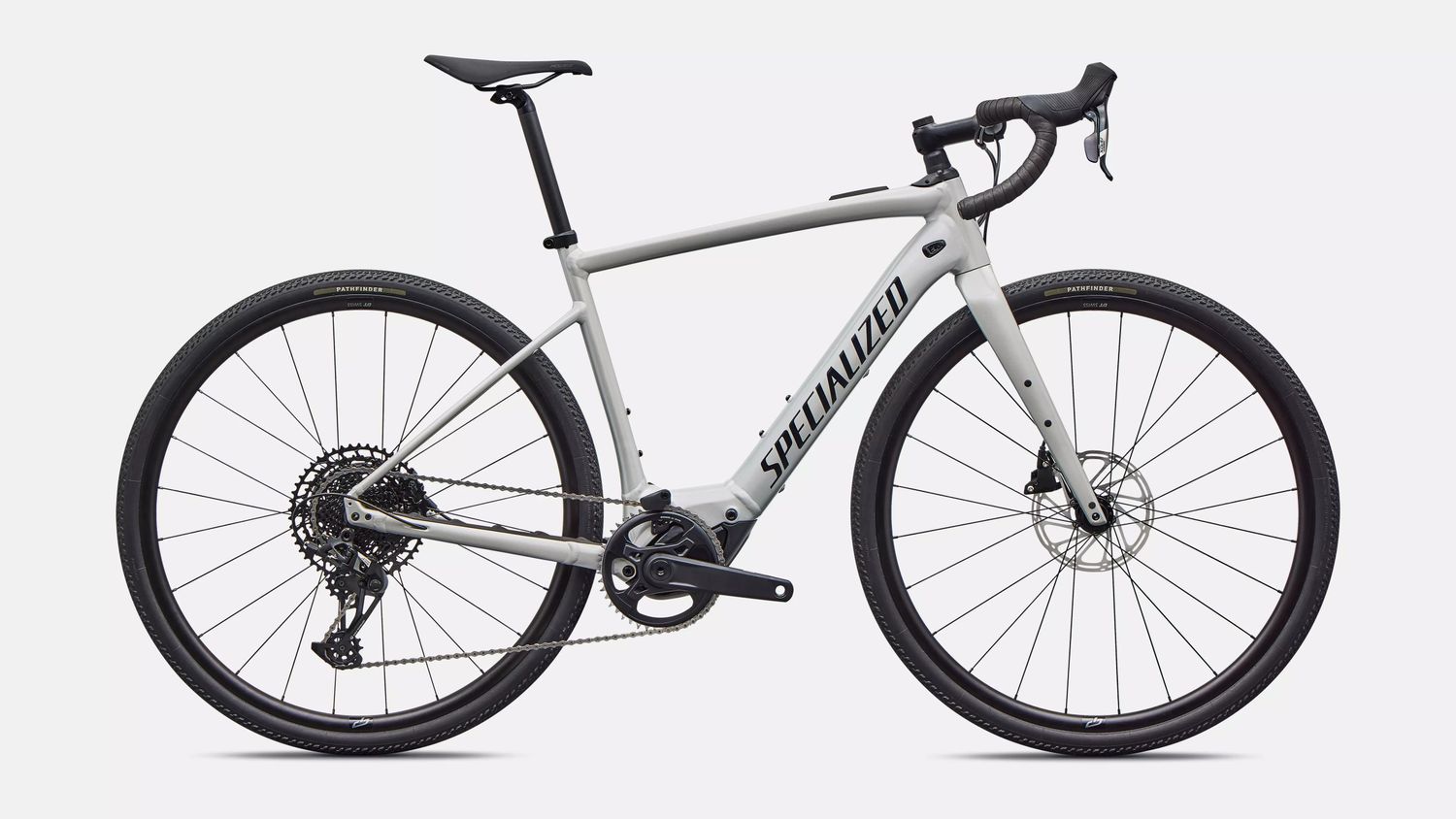 2026 Specialized Turbo Creo 2 Comp ES -, Taille: 54 -, Couleur: Gris (Gloss Dolomite Metallic / Dark Navy Metallic)