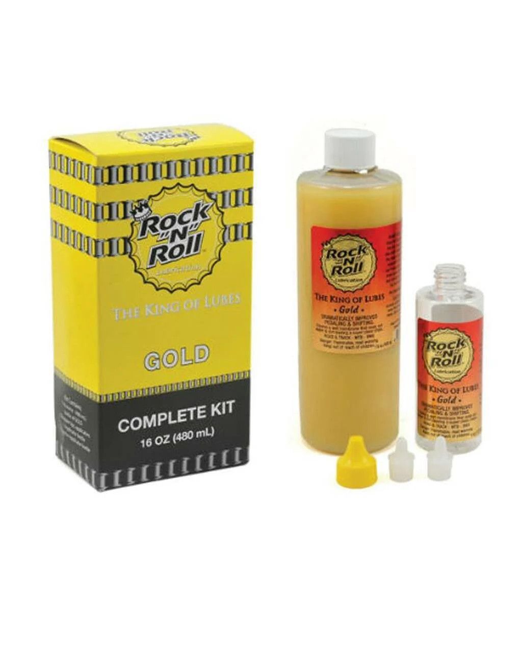 Lubrifiant pour chaine Rock-N-Roll Gold Lube 16oz Lubrifiant pour chaine Rock-N-Roll Gold Lube 16oz