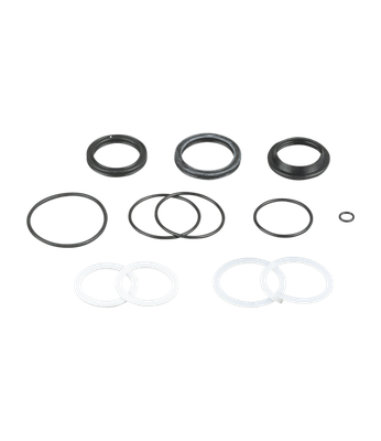 Joints d'étanchéité et pare-poussière et rondelles d’écrasement inclus dans un kit d’entretien pour amortisseur Fox IsoStrut