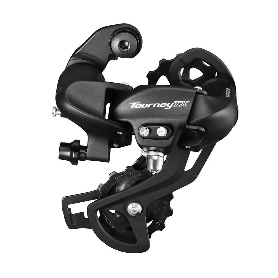Der. arr. Shimano Tourney RD-TX800 7 vit / 8 vit - attache au cadre -, Color: Noir