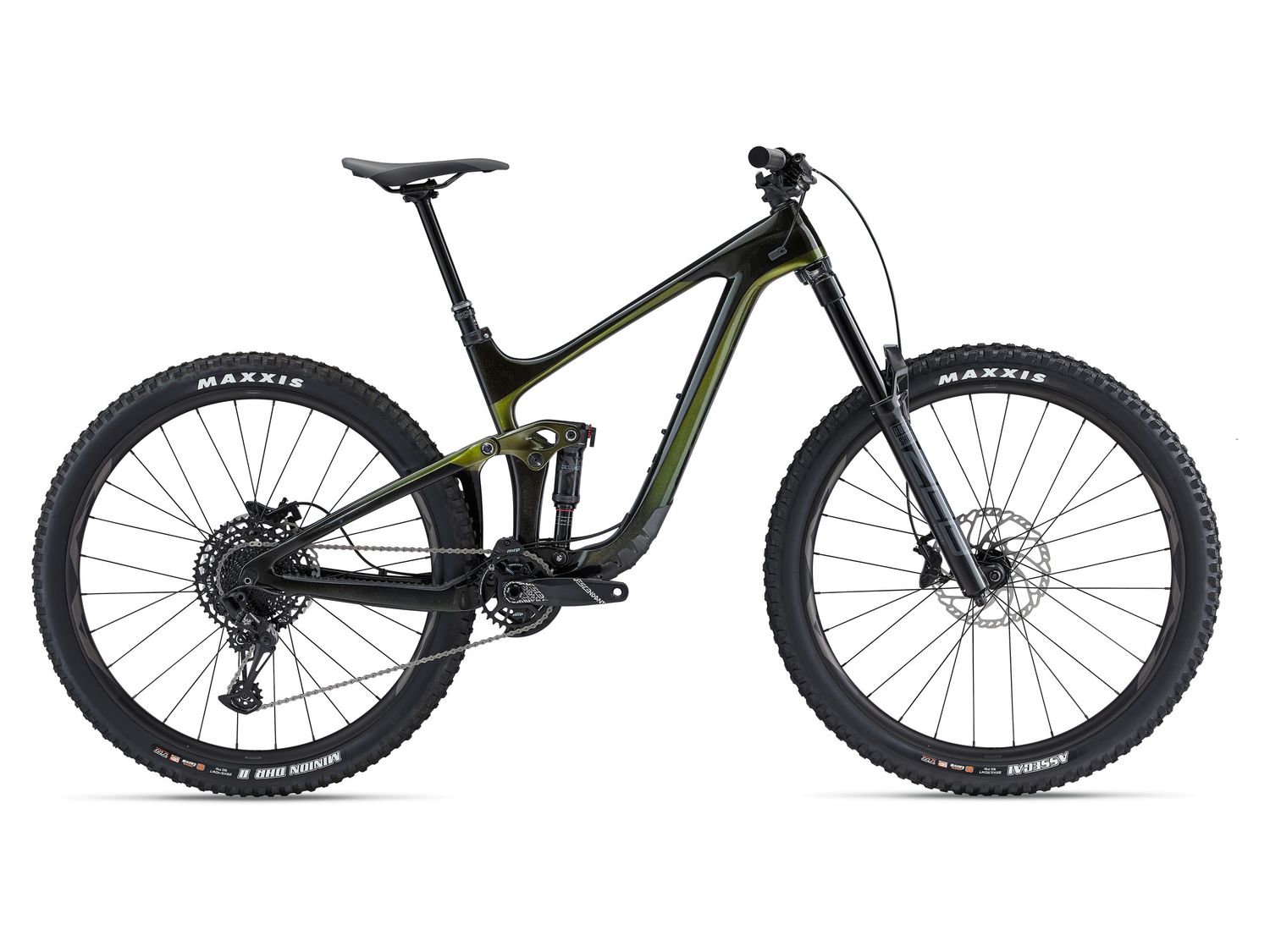2022 Giant Reign Advanced Pro 29 2 -, Color: Noir et vert ( Panther/ Phantom Green ) -, Size: Medium