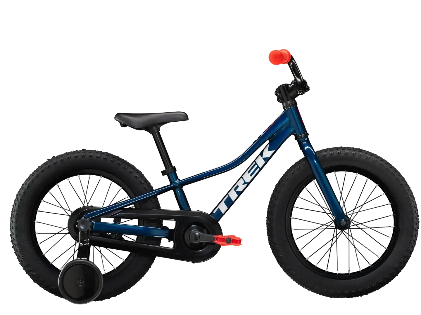 2024 Trek Precaliber 16 Coaster - 2024 Trek Precaliber 16 Coaster -, Color: Bleu et Rouge (Mulsanne Blue)