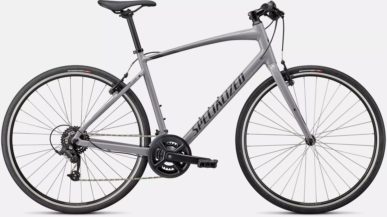 2022-2024 Specialized Sirrus 1.0 -, Taille: XLarge -, Couleur: Gris (Glos cool grey)
