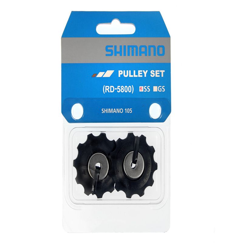 Ens. de poulies ( gallets ) pour der. arr. Shimano 105 RD-5800-SS ( Short cage ) 10 vit.