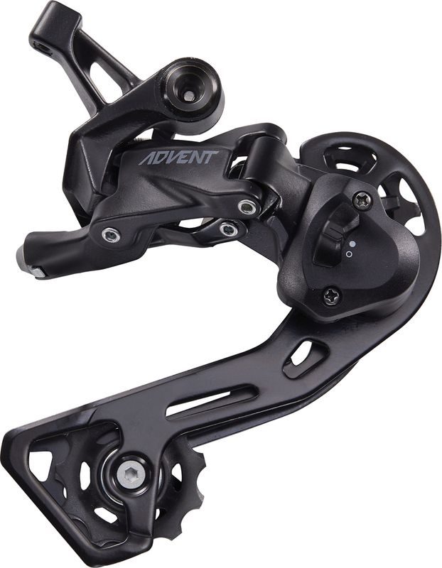 Der. arr. microshift Advent 9 vit - cage moyenne avec clutch - Noir