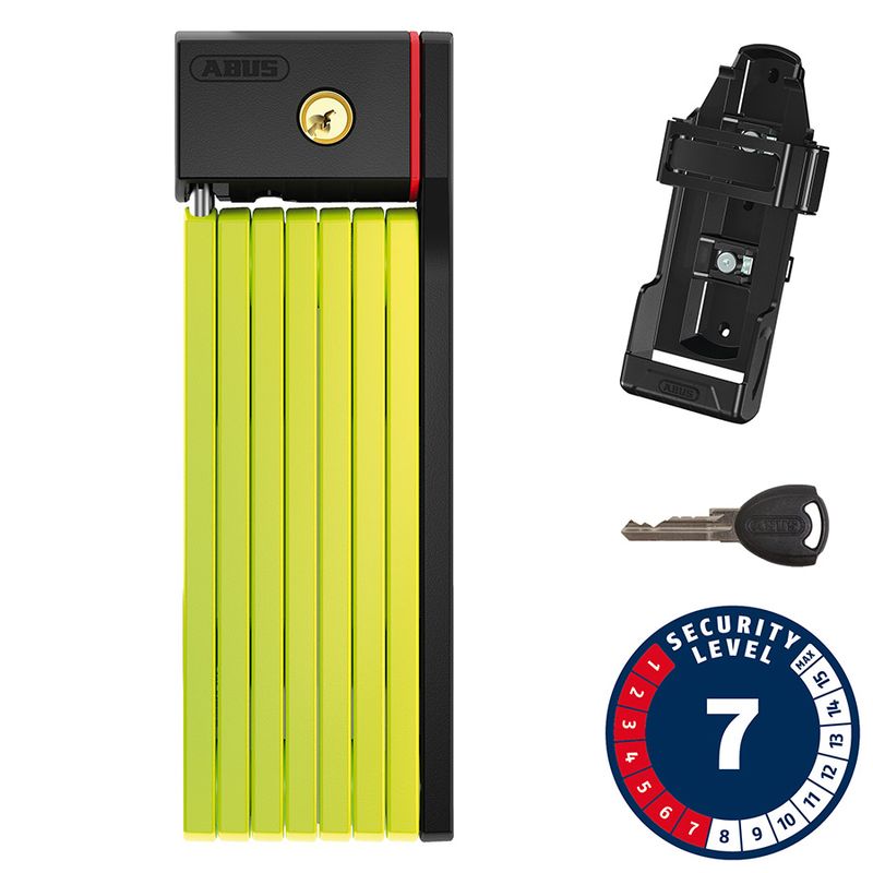 Cadenas pliable Abus Bordo Big uGrip 5700 100cm - Vert fluo