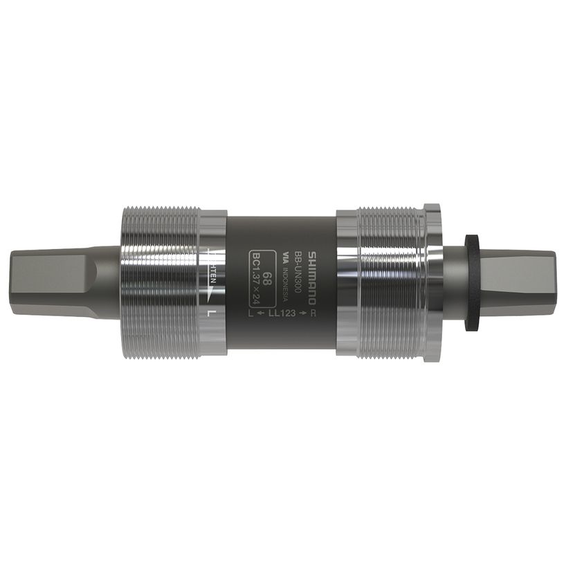 Boitier pedalier carre Shimano BB-UN300 107mm - Shell BSA 68mm