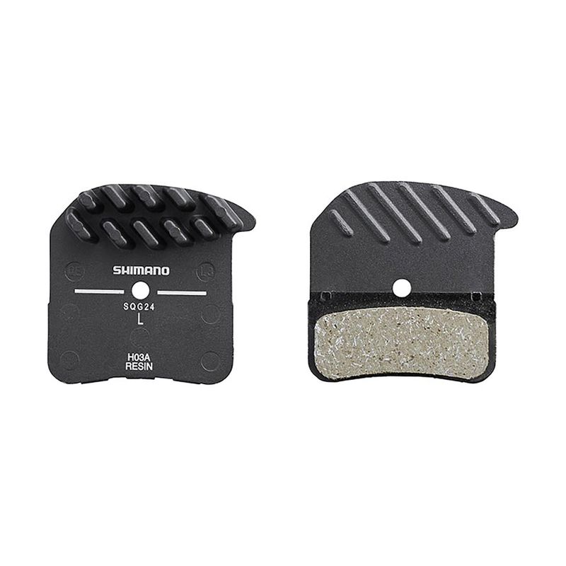 Plaquettes de freins a disque Shimano, Type H, forme Shimano D-Type / H-Type, resine Plaquettes de freins a disque Shimano, Type H, forme Shimano D-Type / H-Type, resine
