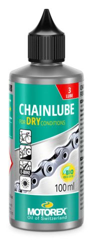 Lubrifiant a chaine Motorex Dry - 100 ml