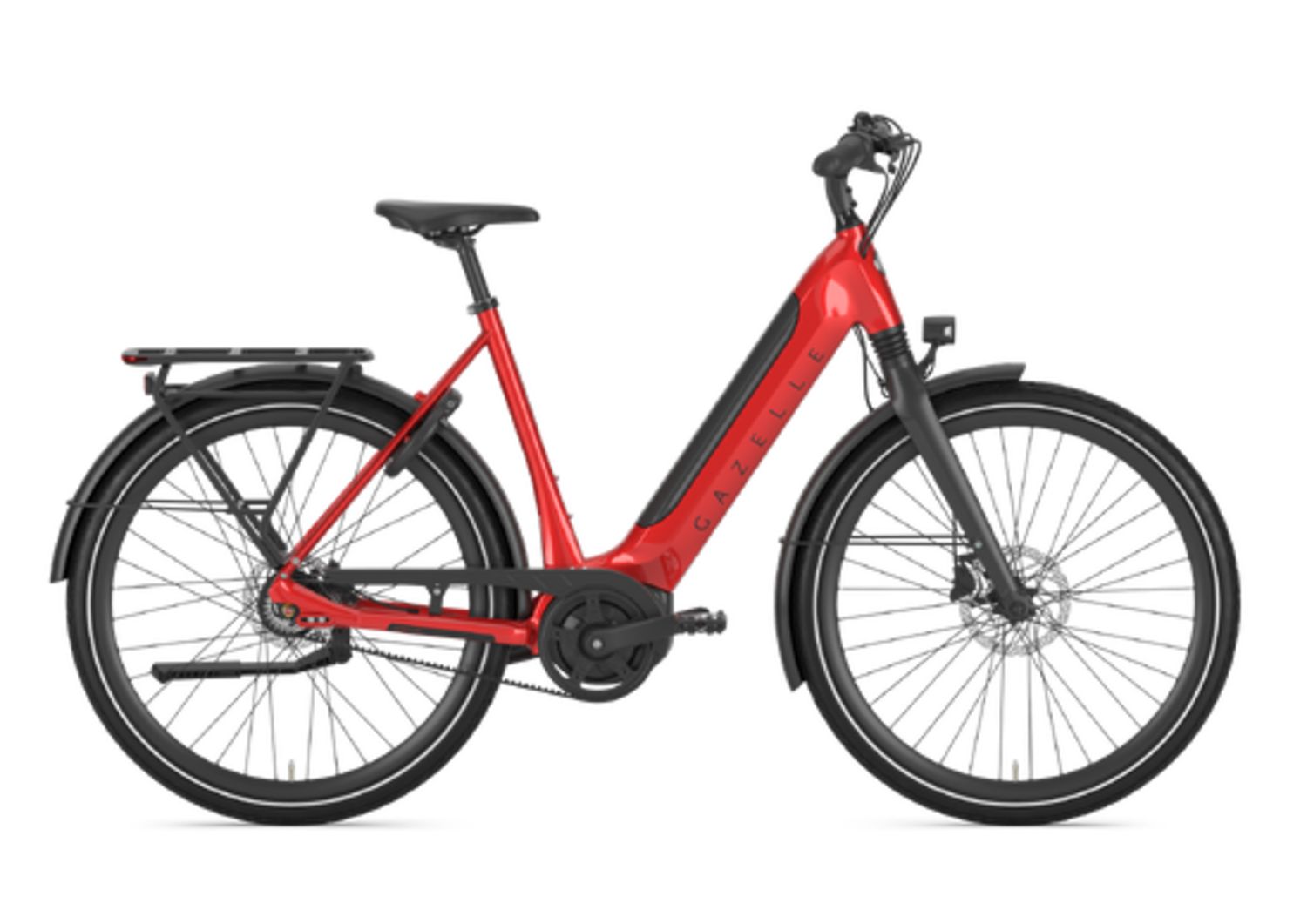 Gazelle Ultimate C8 Smart system -, Taille: 53cm -, Couleur: Rouge (Champion Red)