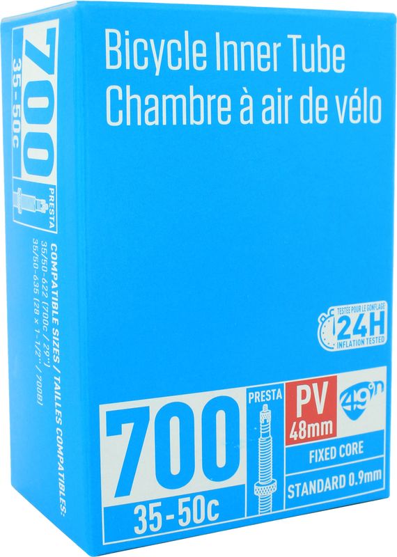 Ch. a air 49n Standard ( 0.9mm ) - Valve Presta 48mm 700 x 35-50 Ch. a air 49n Standard ( 0.9mm ) - Valve Presta 48mm 700 x 35-50