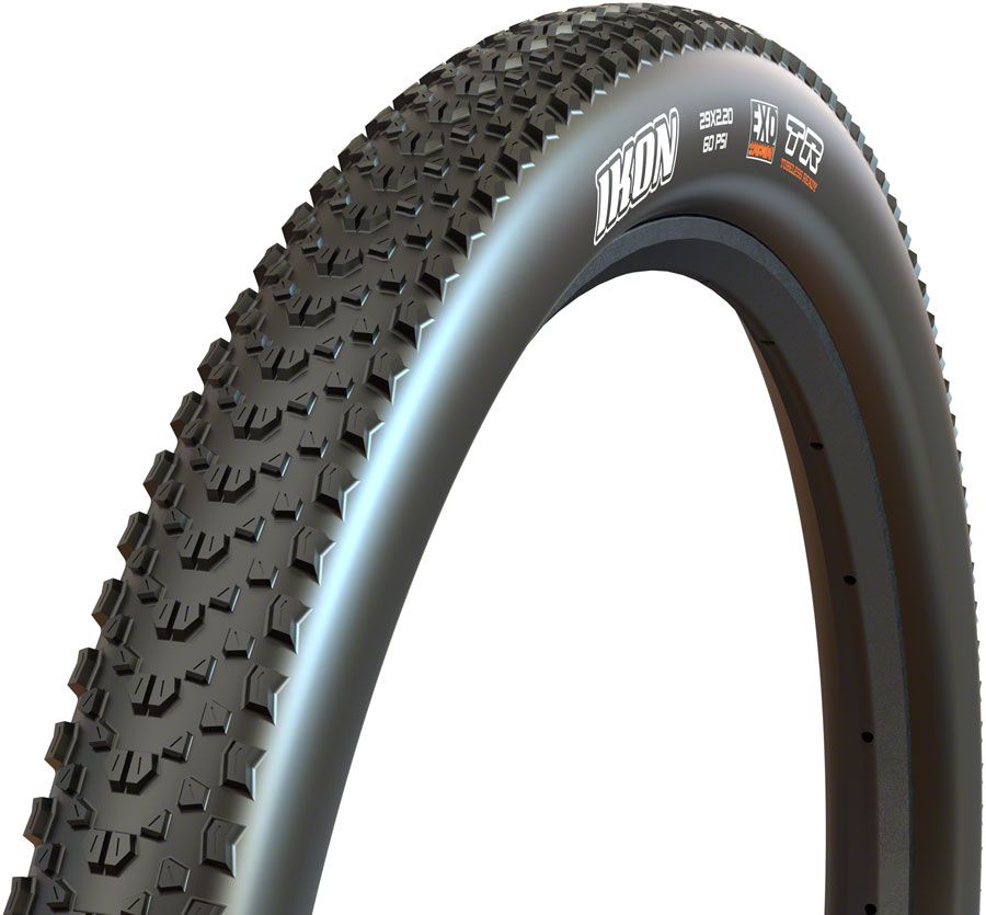 Pneu Maxxis Ikon - 26 x 2.2, tringle, rigide - Noir Pneu Maxxis Ikon - 26 x 2.2, tringle, rigide - Noir