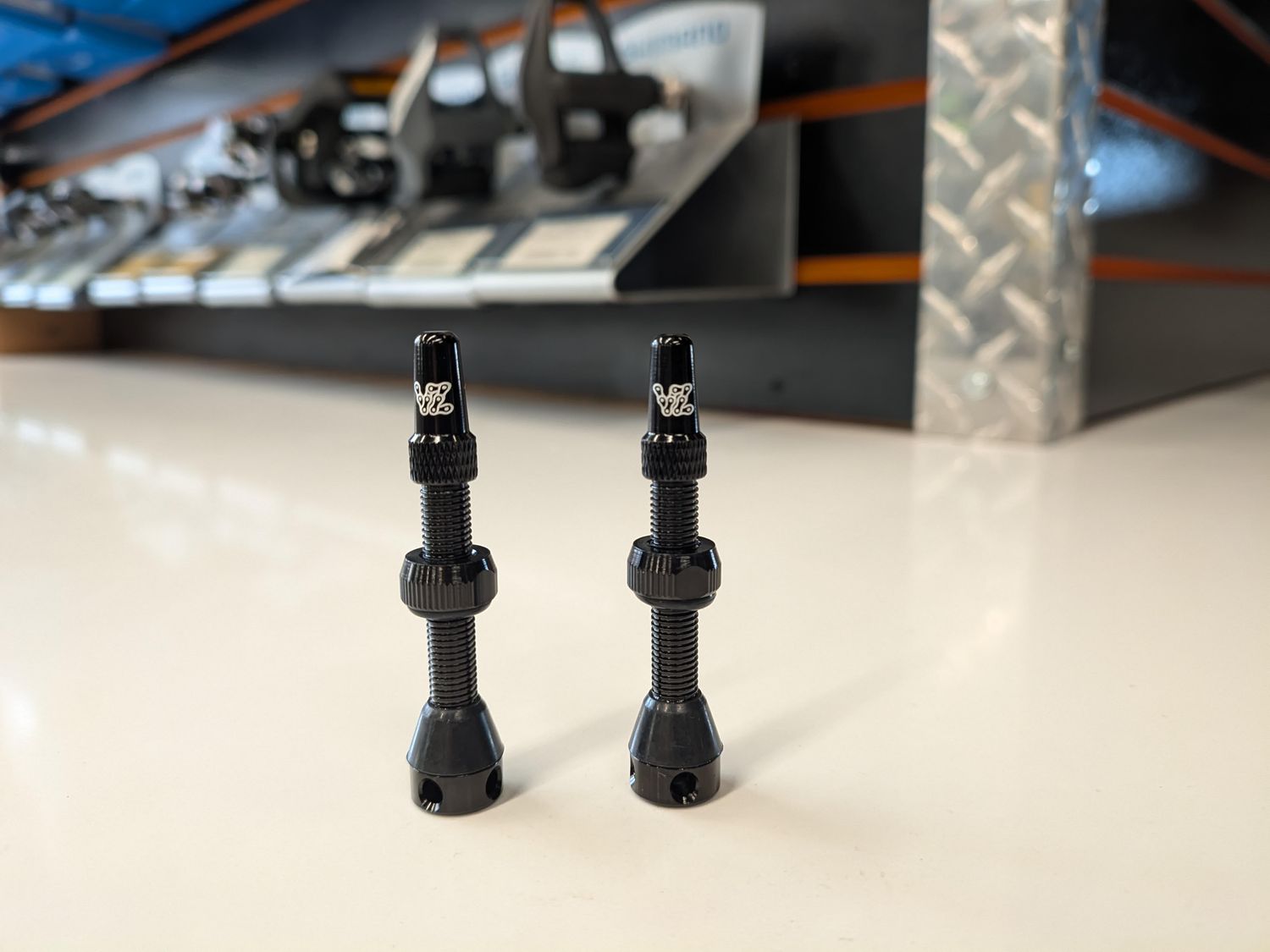 Ens. de 2 valves VZ en aluminium - Noir - 44mm