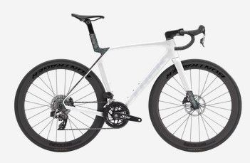 2026 Trek Madone SL 6 AXS Gen 8 - Xsmall - Blanc (Gloss Crystal White/Matte Deep Smoke)