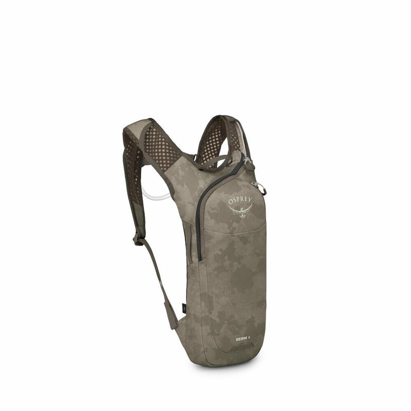 Sac d'hydratation Osprey Berm 4 - taille unique - Gris (Pediment Grey Dust Print)
