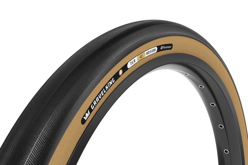 Pneu Panaracer GravelKing Slick R 700x40 Tubeless Ready - Noir et brun Pneu Panaracer GravelKing Slick R 700x40 Tubeless Ready - Noir et brun