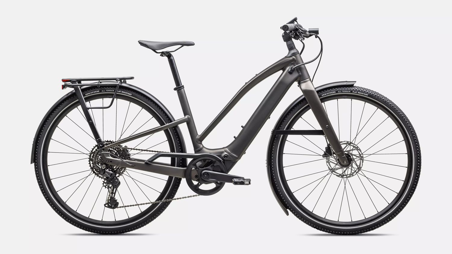 2026 Specialized Turbo Vado SL 2 4.0 Step-Through - 2026 Specialized Turbo Vado SL 2 4.0 Step-Through -, Taille: Small -, Couleur: Gris ( Satin Gunmetal / Smoke Frost )