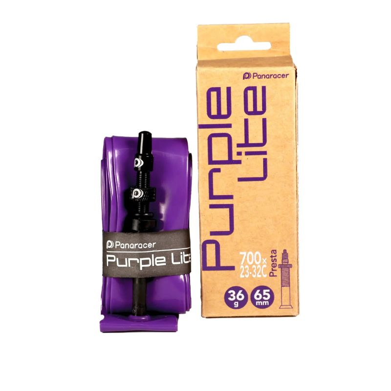 Ch. a air route Panaracer Purple Lite en TPU 700x23/32, presta,  65mm
