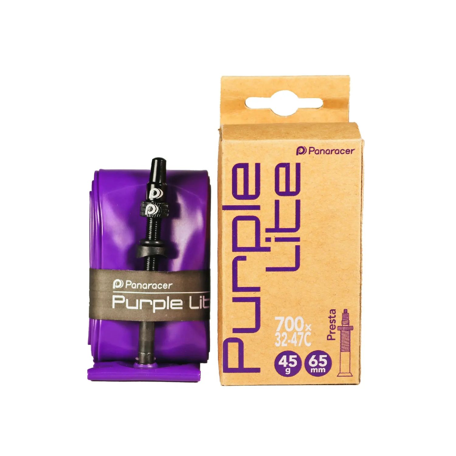 Ch. a air gravier Panaracer Purple Lite en TPU 700x32/47, Presta, 65mm