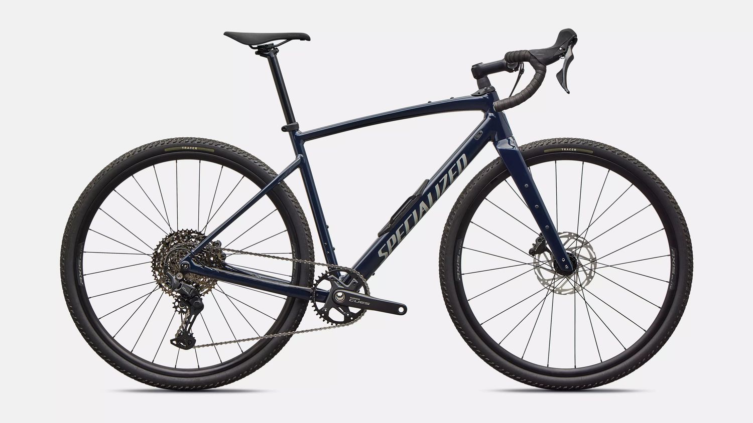 2026 Specialized Diverge 4 Sport Alloy -, Taille: 52cm -, Couleur: Bleu marin (Gloss Dark Navy / Dolomite Metallic)