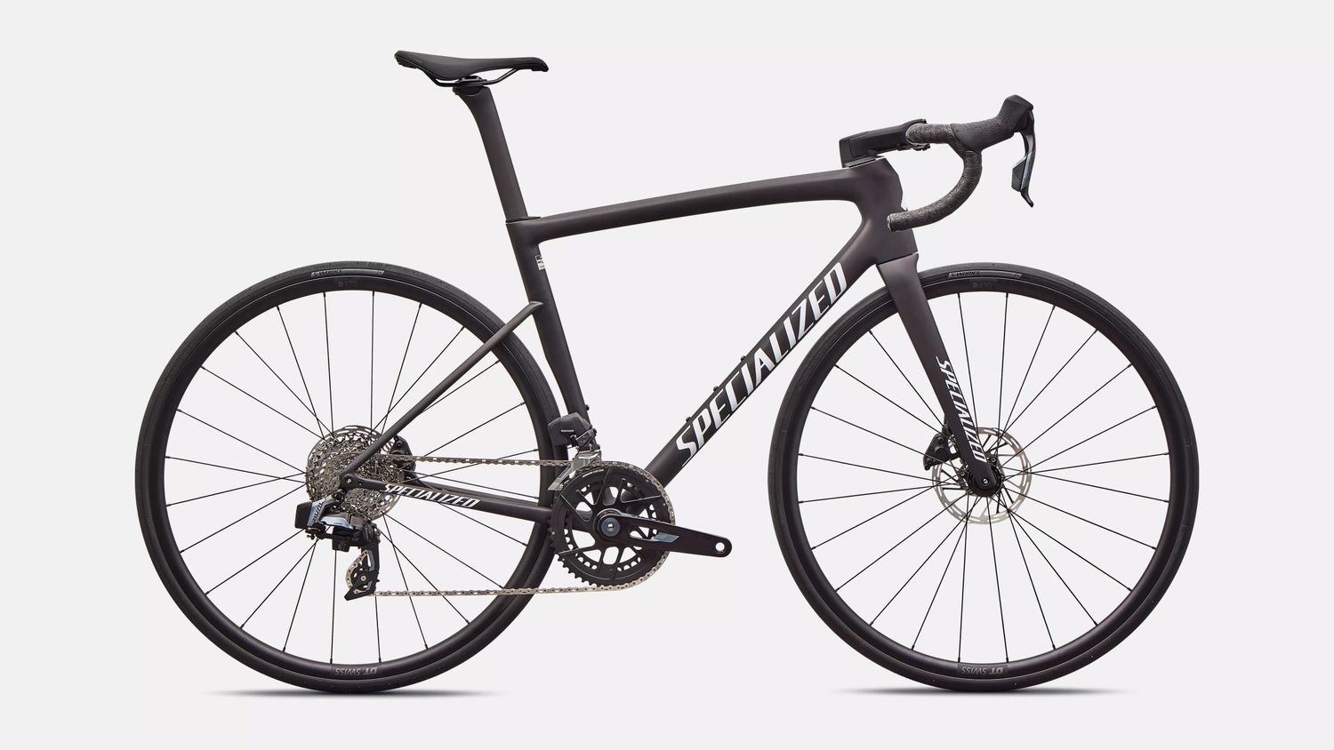 2026 Specialized Tarmac SL8 Comp (SRAM Rival AXS) -, Taille: 54 -, Couleur: Noir ( Satin Carbon / White )