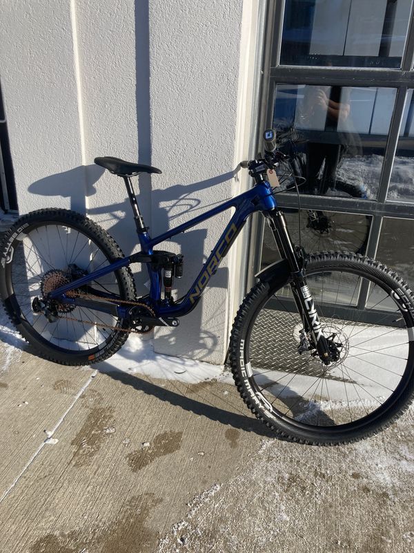 2023 Norco Sight Carbon 29 - Montage Maison ( R.S. Lyrik ult. / GX 12vit. / Code ) - Bleu fonce - Small ( roues 29 )
