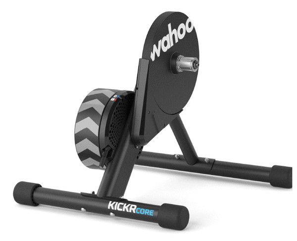 Combo base d'entrainement Wahoo Kickr Core smart trainer + zwift cog & click