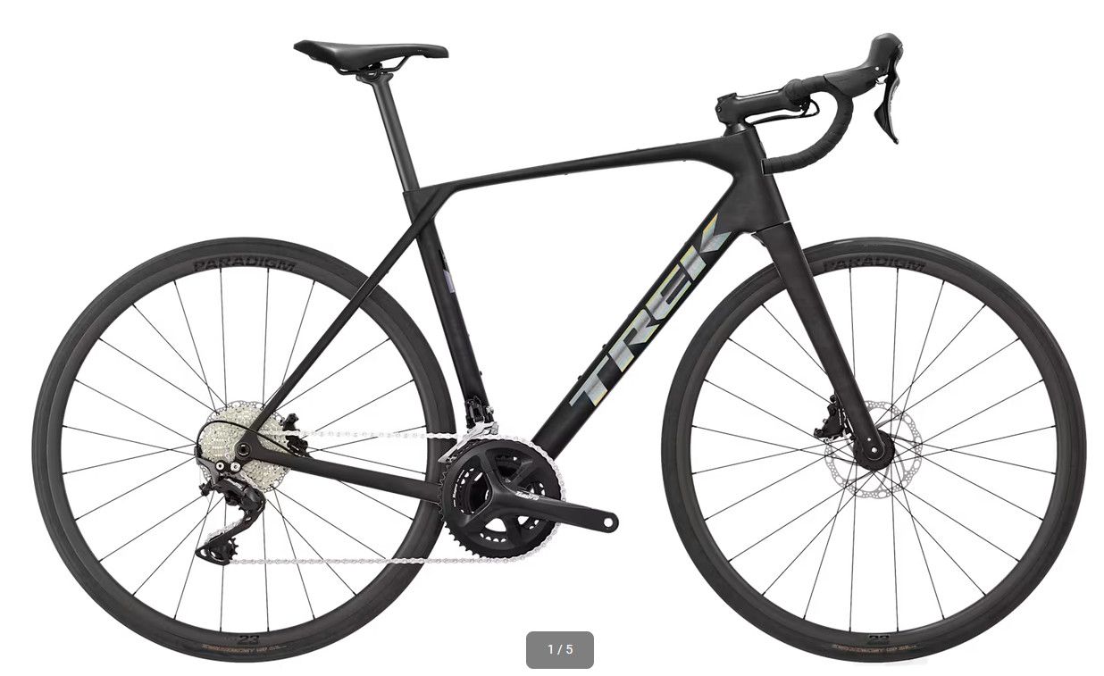 2027 Trek Domane SL 4 Gen 5 - 2027 Trek Domane SL 4 Gen 5 -, Taille: Large -, Couleur: Noir (Matte Deep Smoke)