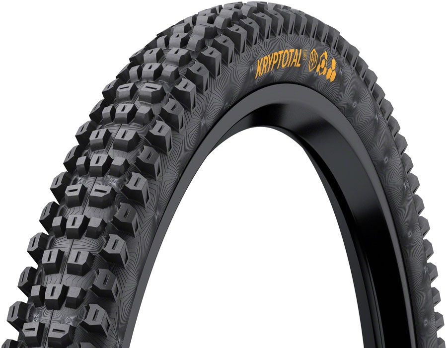 Pneu avant Continental Kryptotal 29 x 2.40, Tubeless, pliable, SuperSoft, Enduro Casing, E25 - Noir