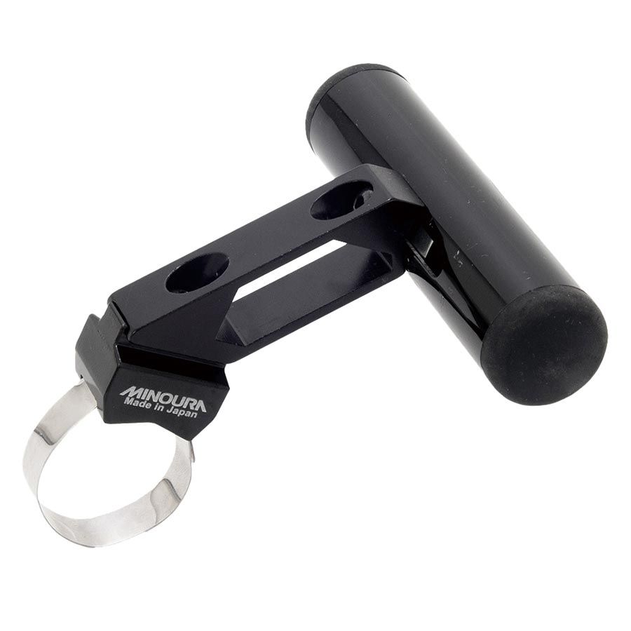 Minoura, SGS-500EBW, Support de cyclomètre, Collet Universelle, Aluminium, Noir Minoura, SGS-500EBW, Support de cyclomètre, Collet Universelle, Aluminium, Noir